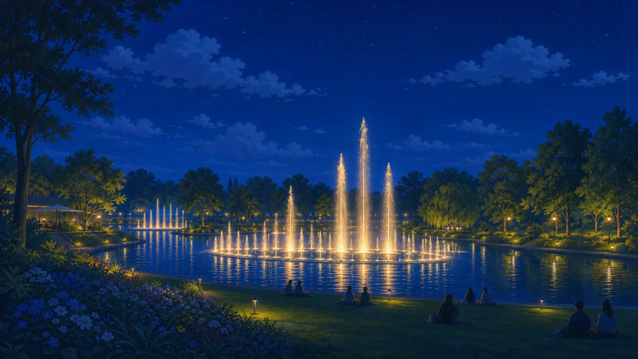 Wasserlichtspiele in Planten un Blomen